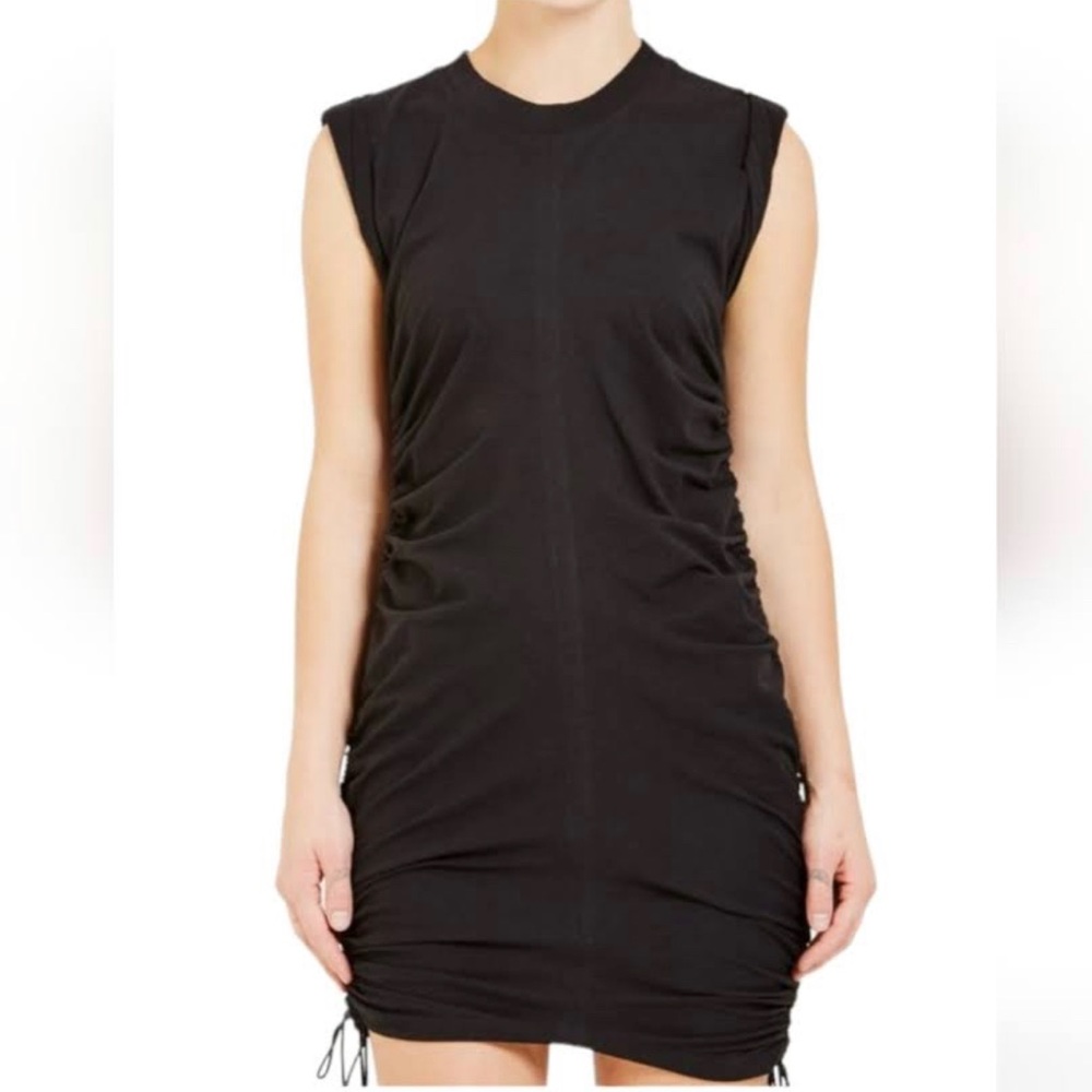 T by Alexander Wang ruched t-shirt dress